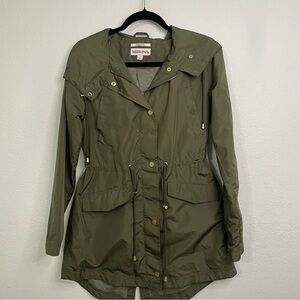 Merona Women's Olive Green utility Jacket size S water resistant winter layer